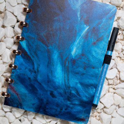 A5 -Waters - Aluminium rings - Esquoia - Reusable notebook
