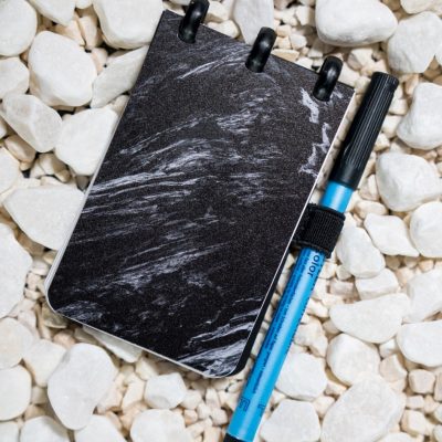 Pocket - Ashes - Black rings - ESQUOIA - Reusable Notebook