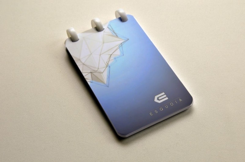 ESQUOIA-Pocket Blue Reusable Notebook