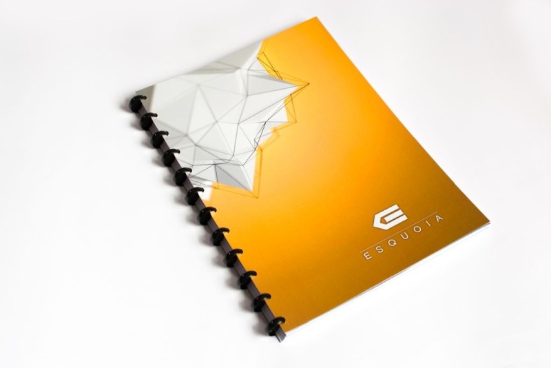 Reusable notebook ESQUOIA Classic A4 Yellow